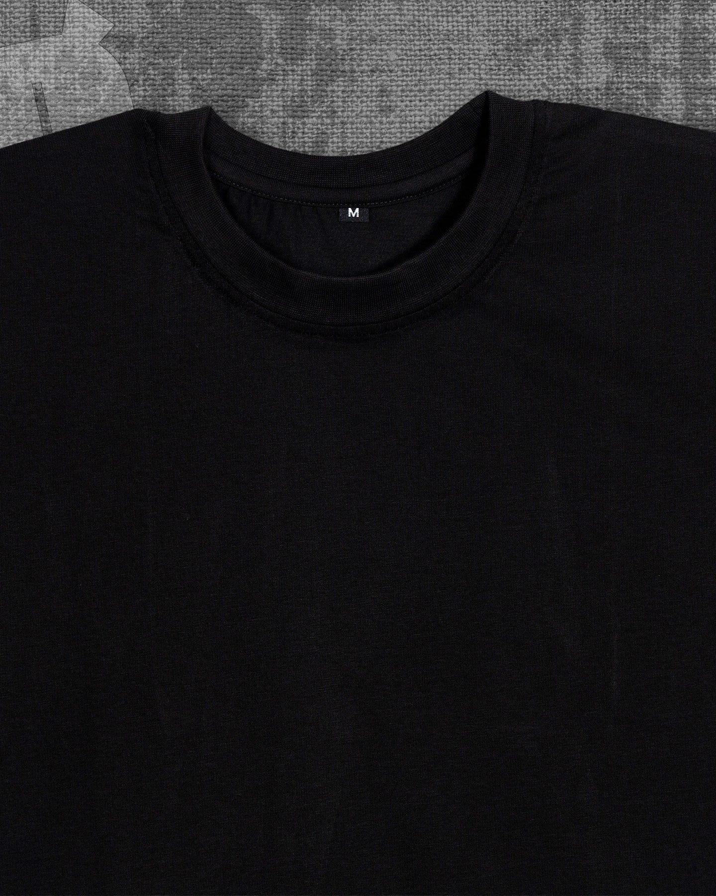 Basic Jet Black Classic Fit T-shirt