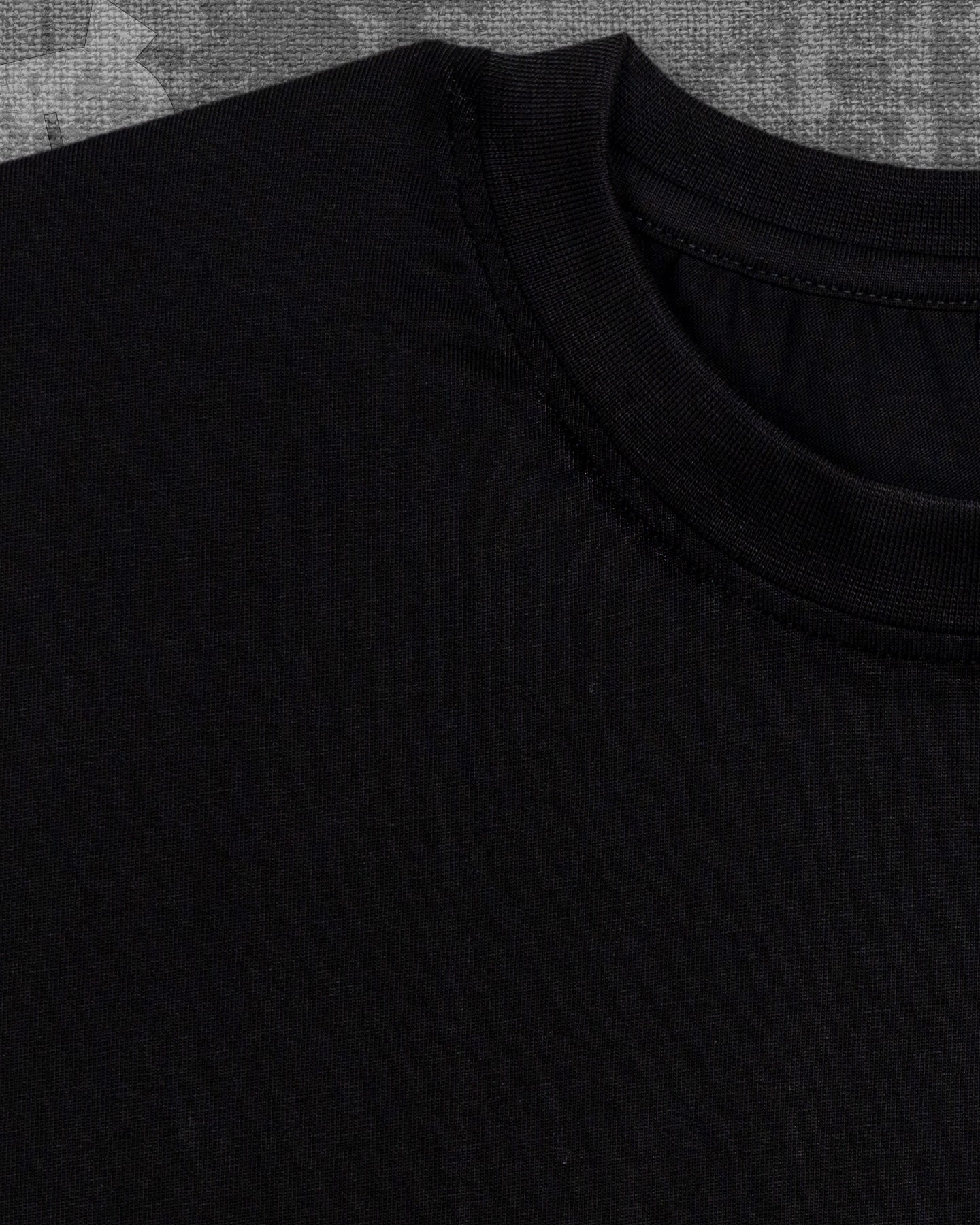 Basic Jet Black Classic Fit T-shirt