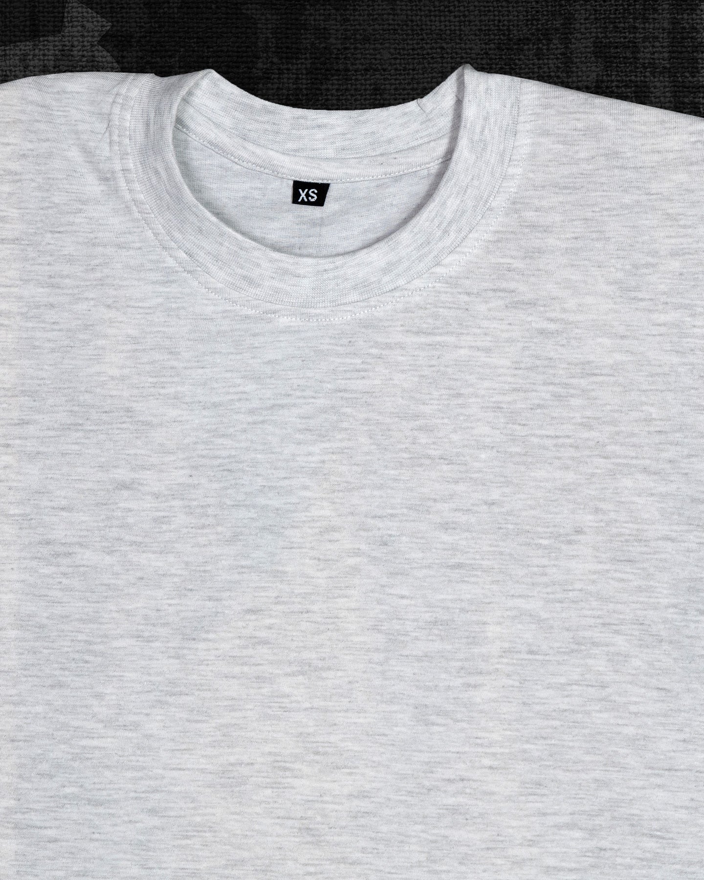 Basic Melange White Classic Fit T-shirt