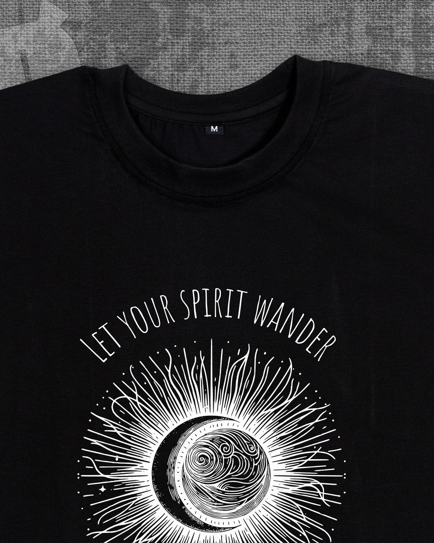 Let your spirit wander Black Classic Fit T-shirt