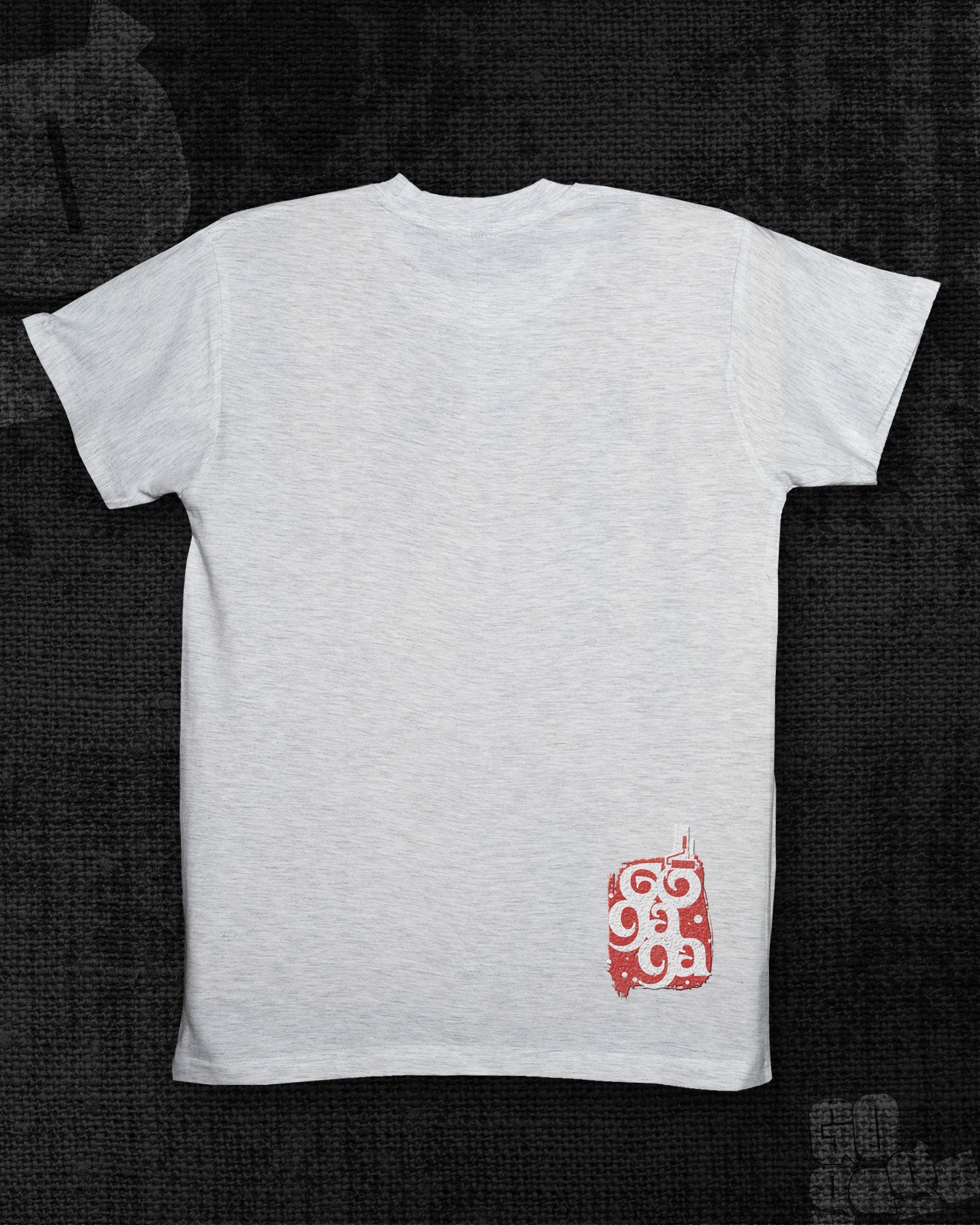 Gogaga Melange White Classic Fit T-shirt