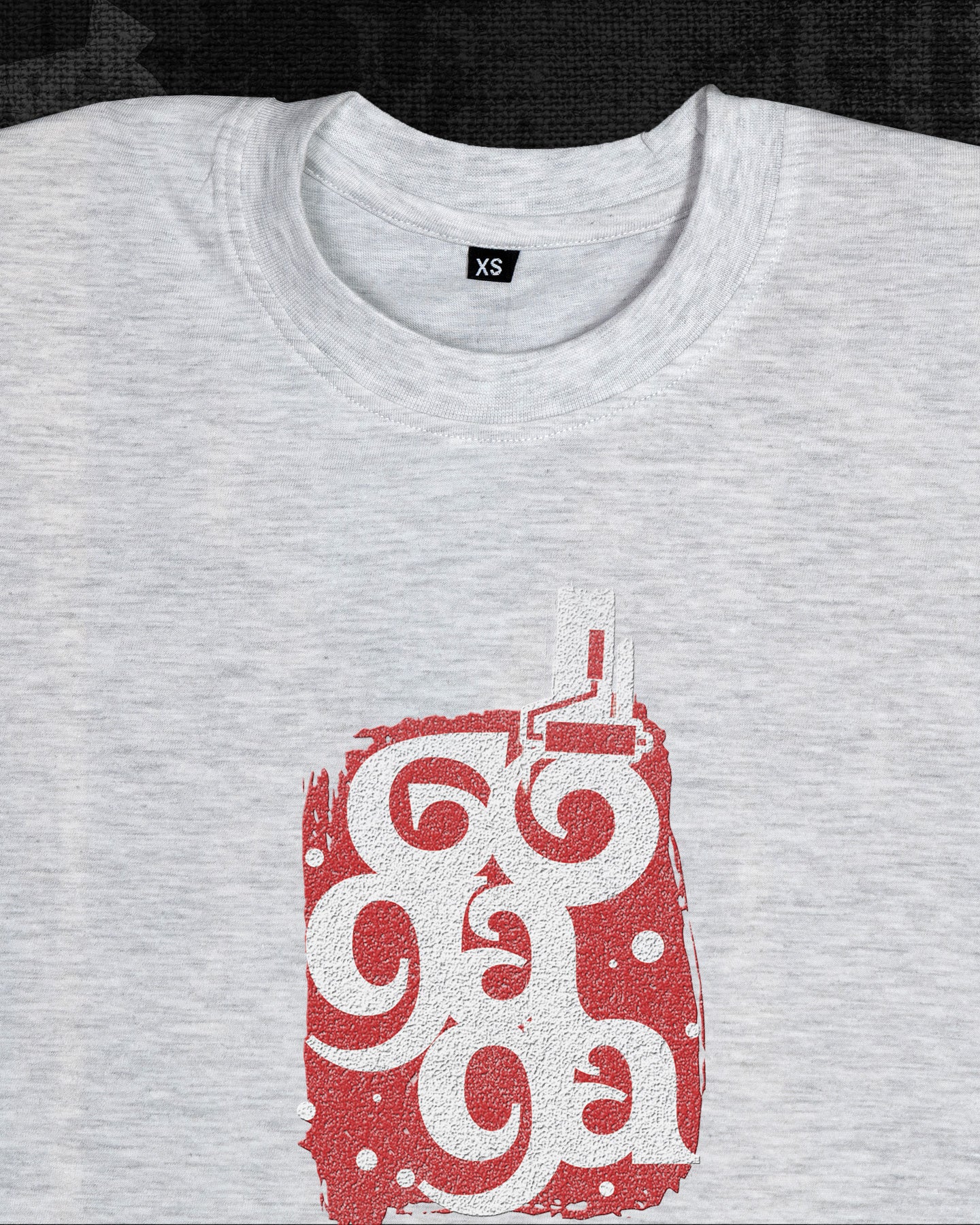 Gogaga Melange White Classic Fit T-shirt