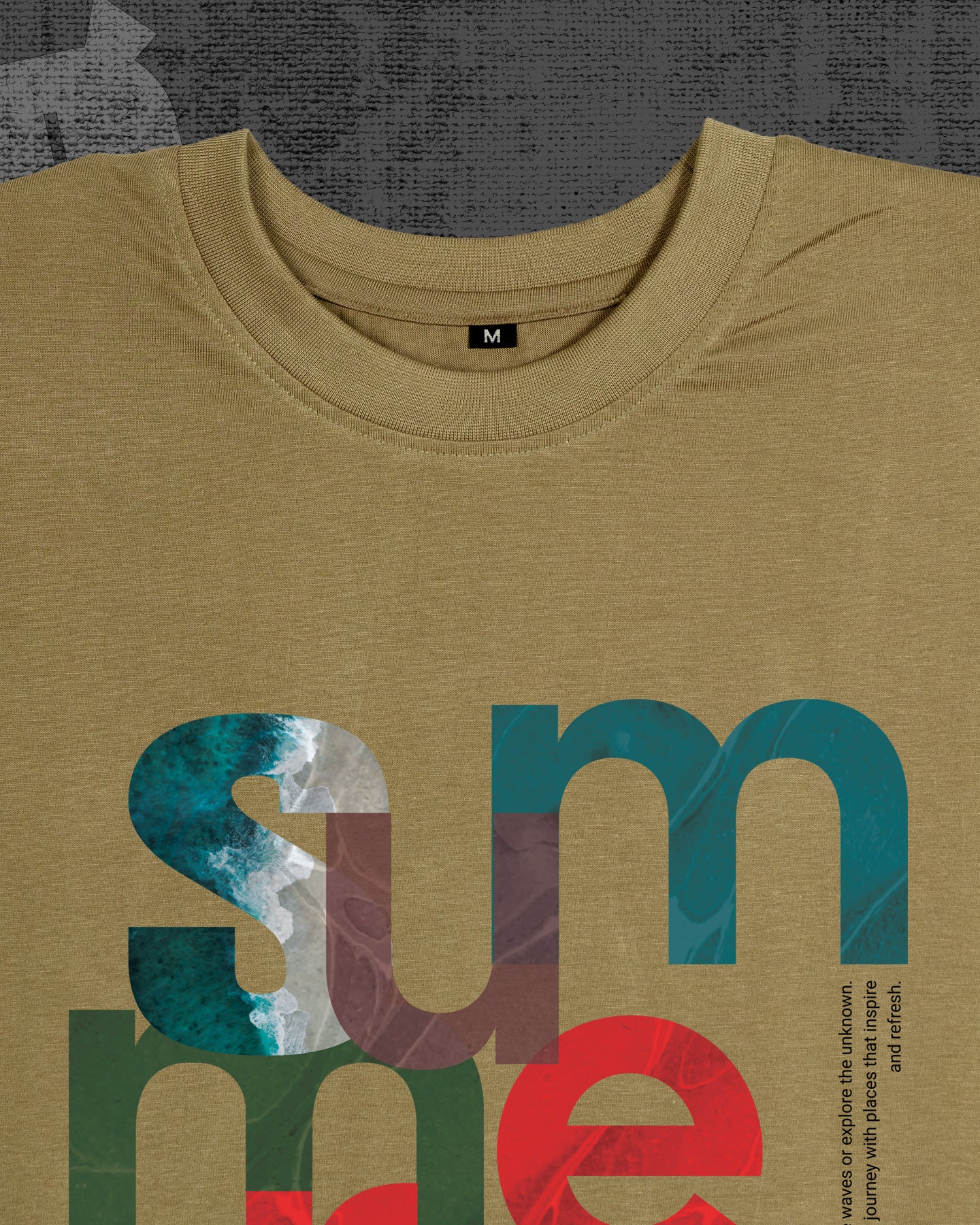 Summer Dark Beige Classic Fit T-shirt