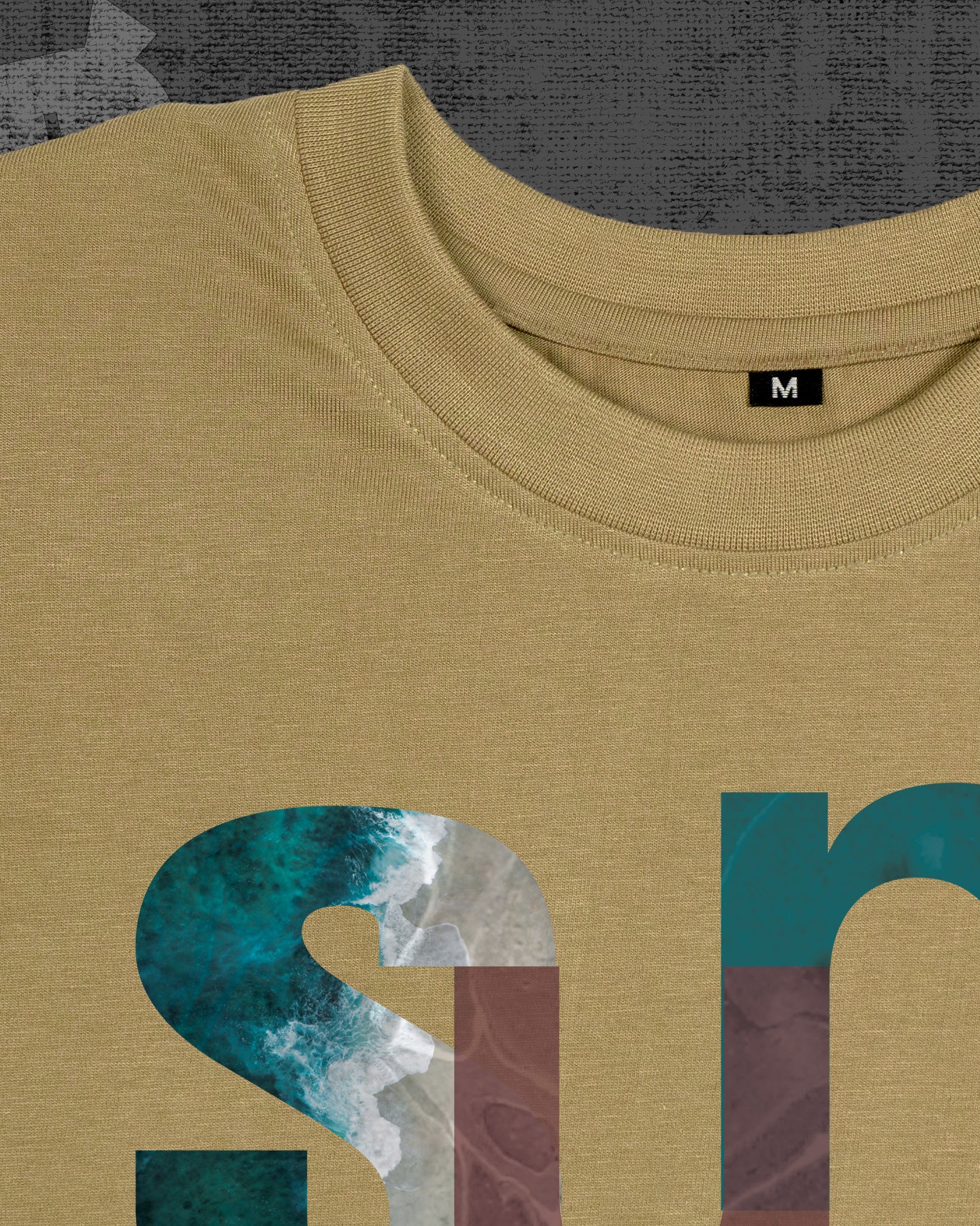 Summer Dark Beige Classic Fit T-shirt