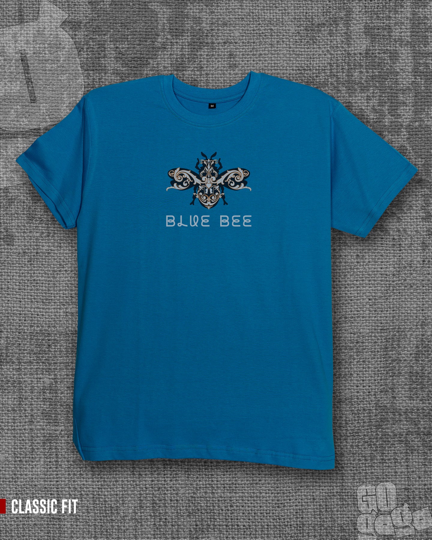 Blue Bee Indian Blue Classic Fit T-shirt