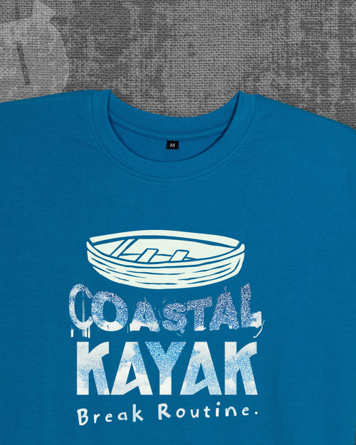 Kayak Indian Blue Classic Fit T-shirt