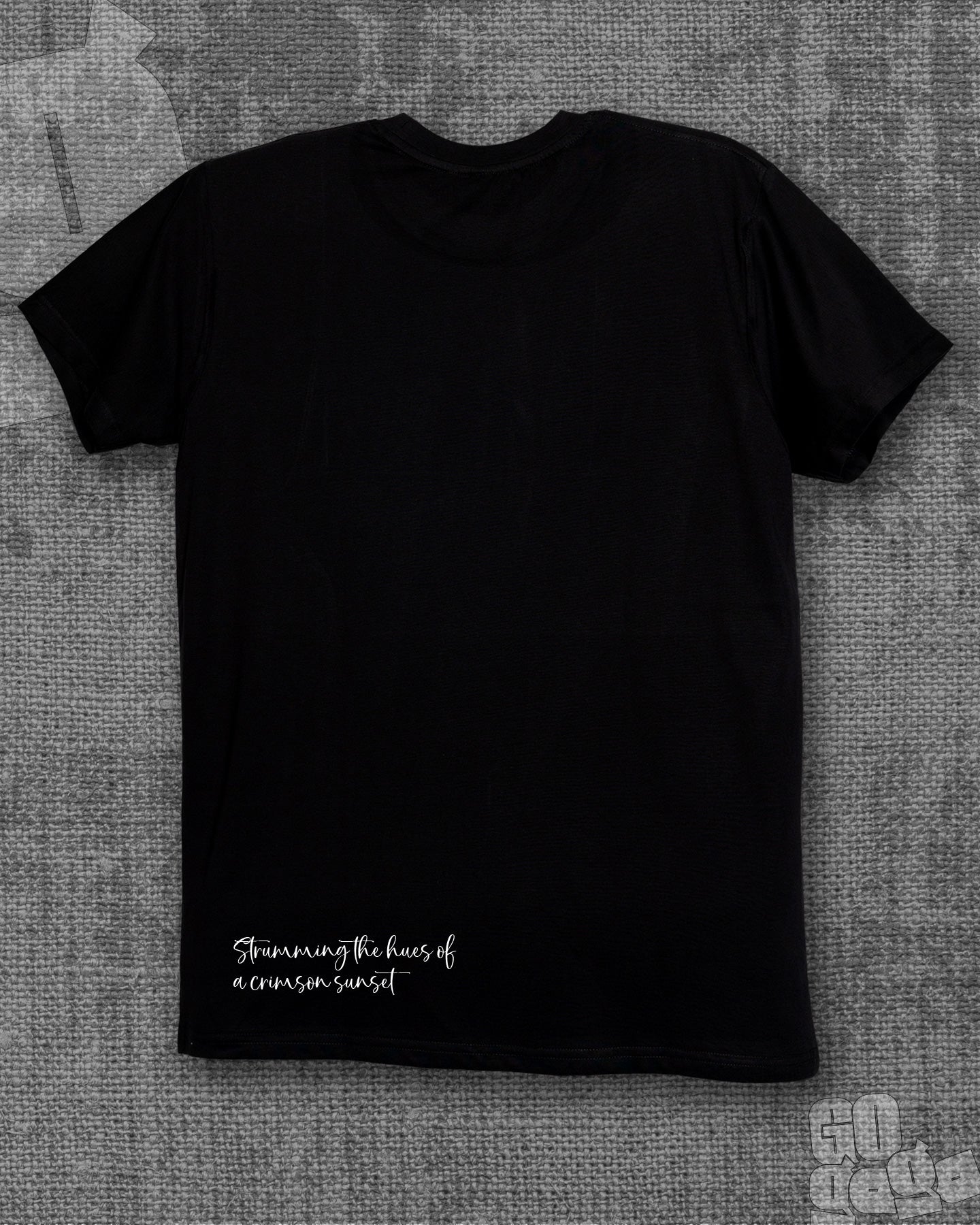 Crimson Chords Black Classic Fit T-shirt