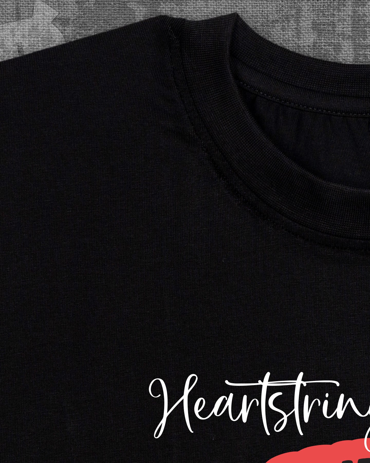 Crimson Chords Black Classic Fit T-shirt