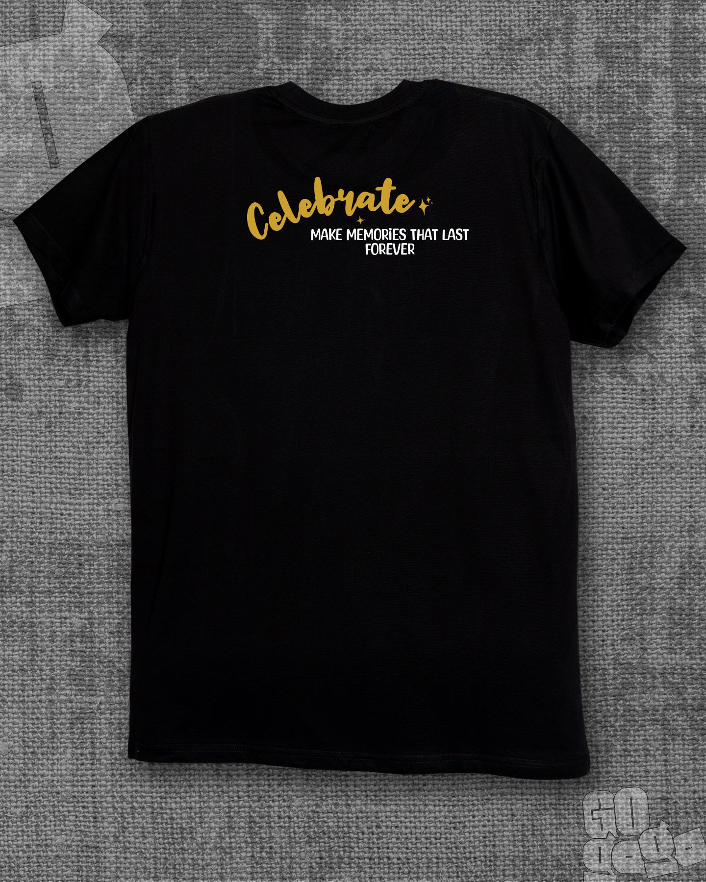 Celebrate the Season Black Regular Fit T-shirt