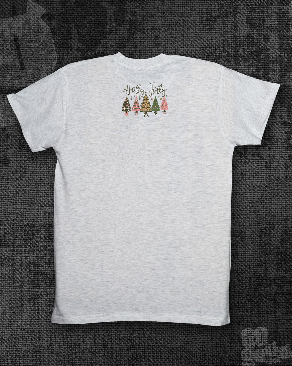 Holly Jolly Melange White Regular Fit T-shirt