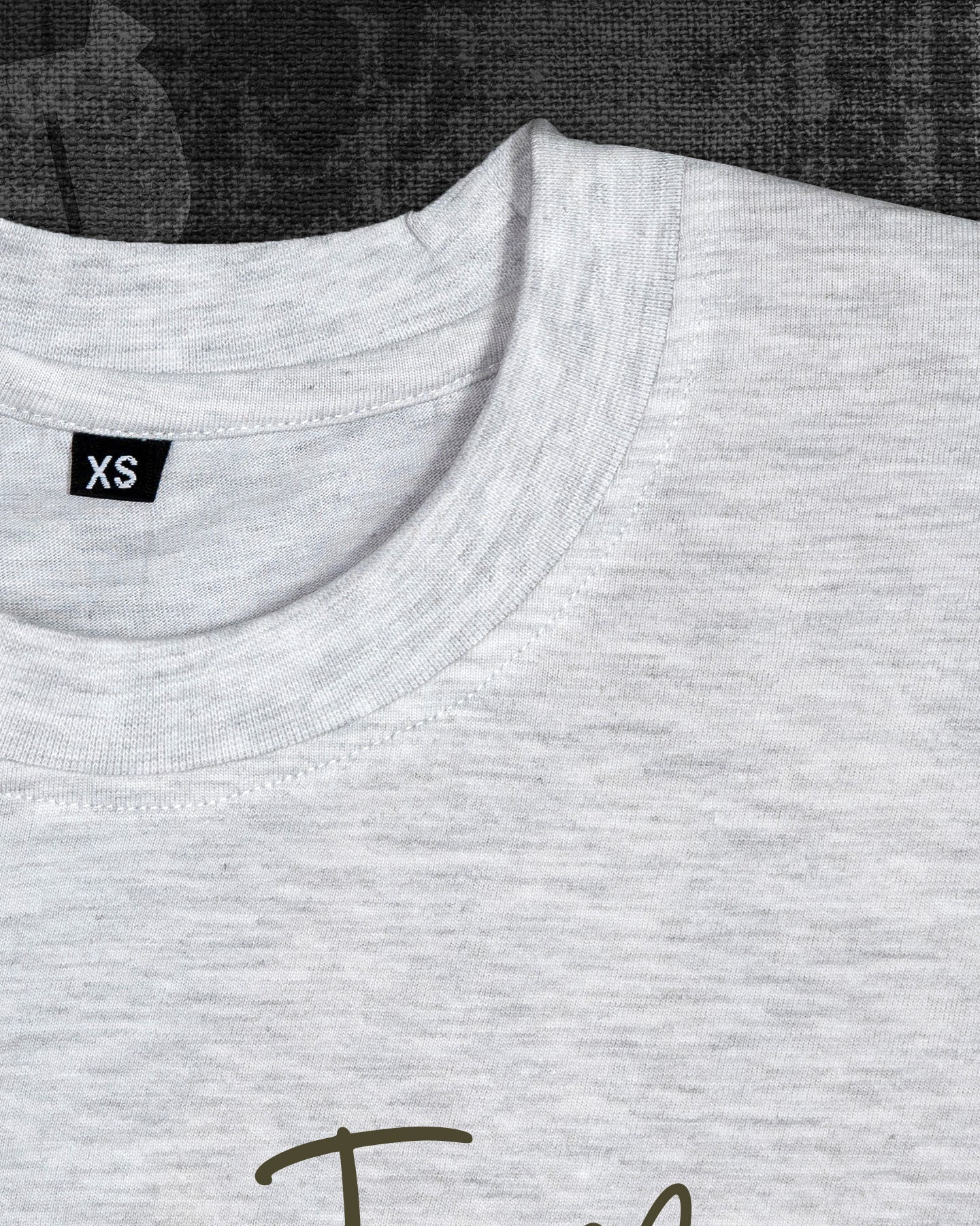 Holly Jolly Melange White Regular Fit T-shirt