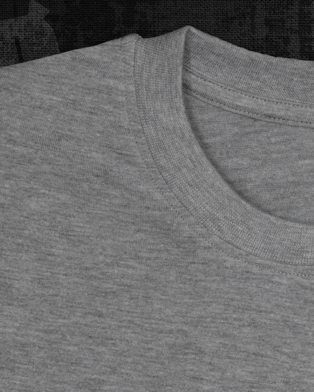 Defend  Melange Grey Classic Fit T-shirt