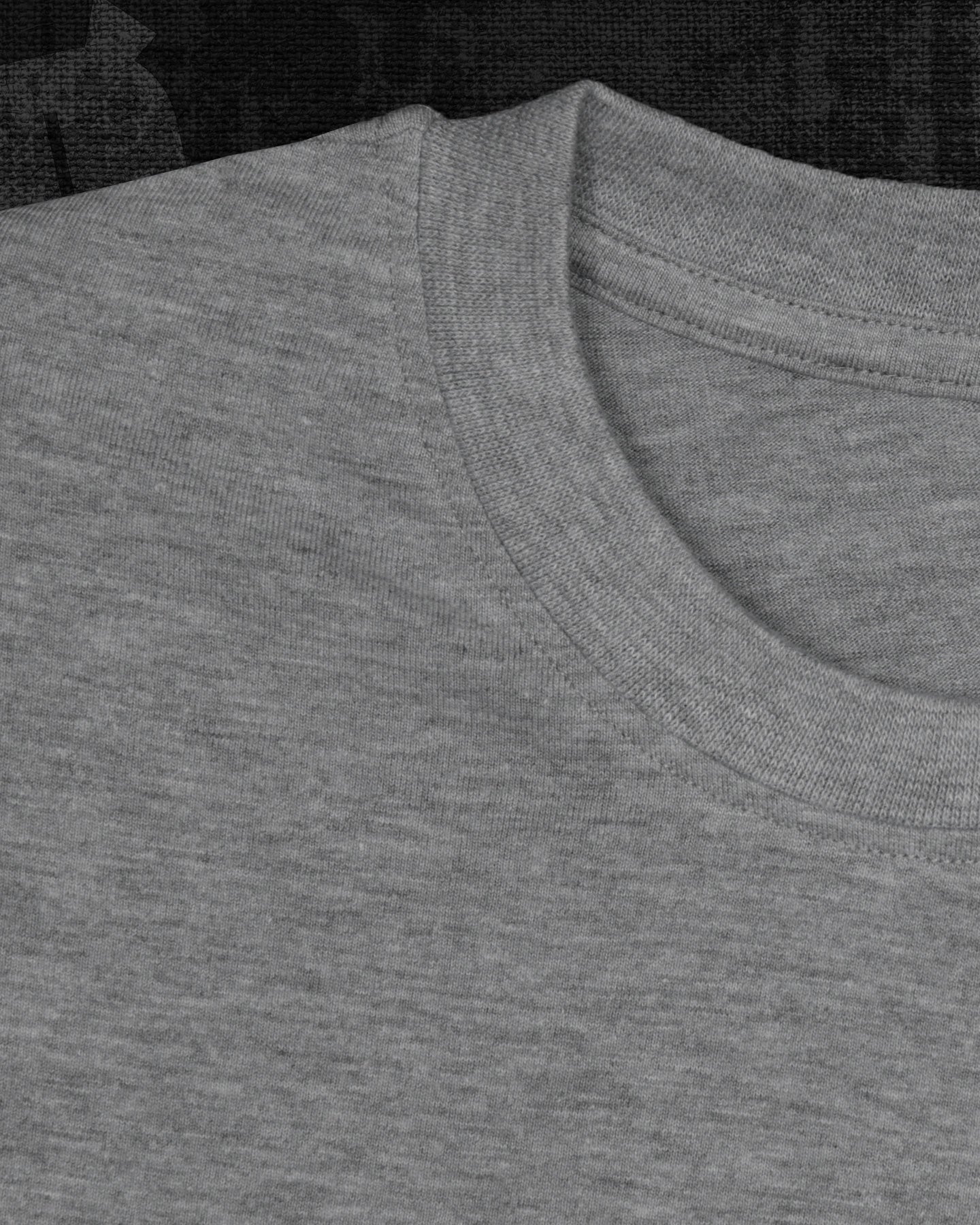Defend  Melange Grey Classic Fit T-shirt