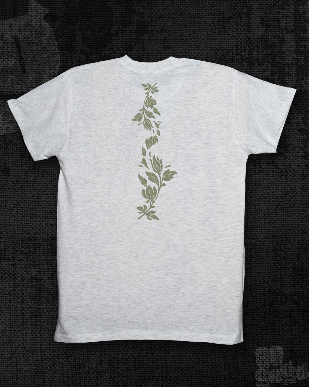 GRACE Melange White Classic Fit T-shirt