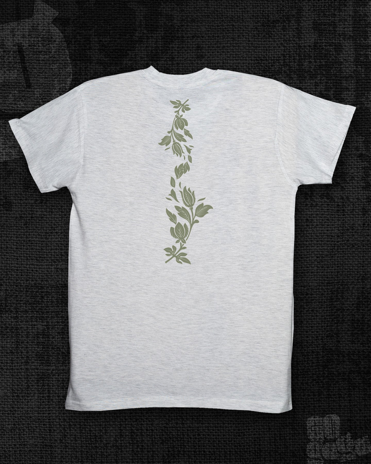 GRACE Melange White Classic Fit T-shirt