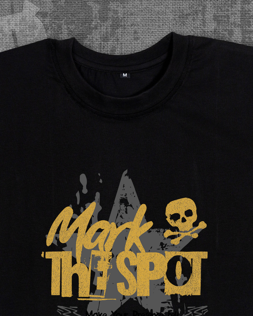 Mark the spot Black Classic Fit T-shirt