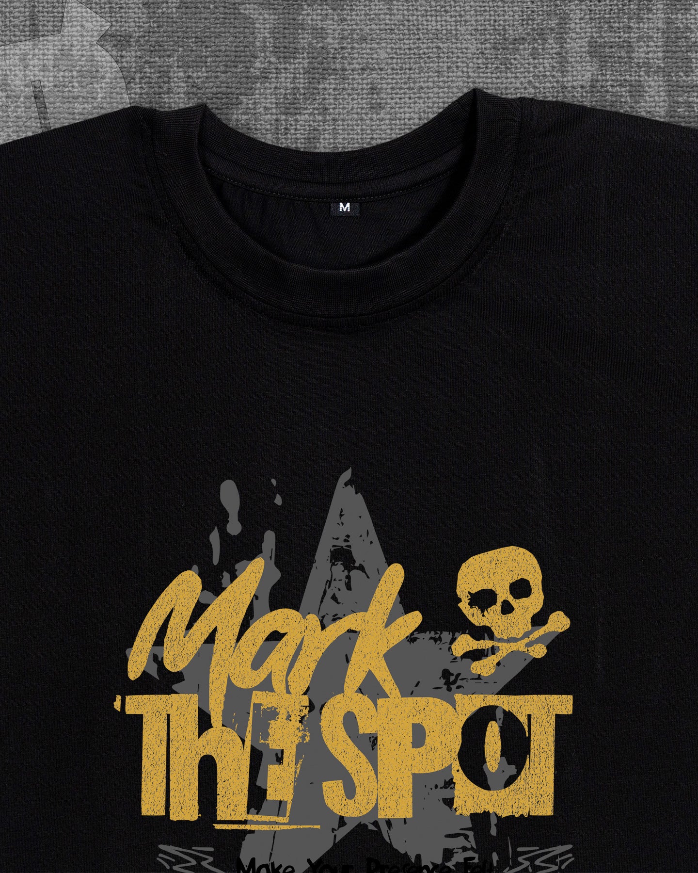 Mark the spot Black Classic Fit T-shirt