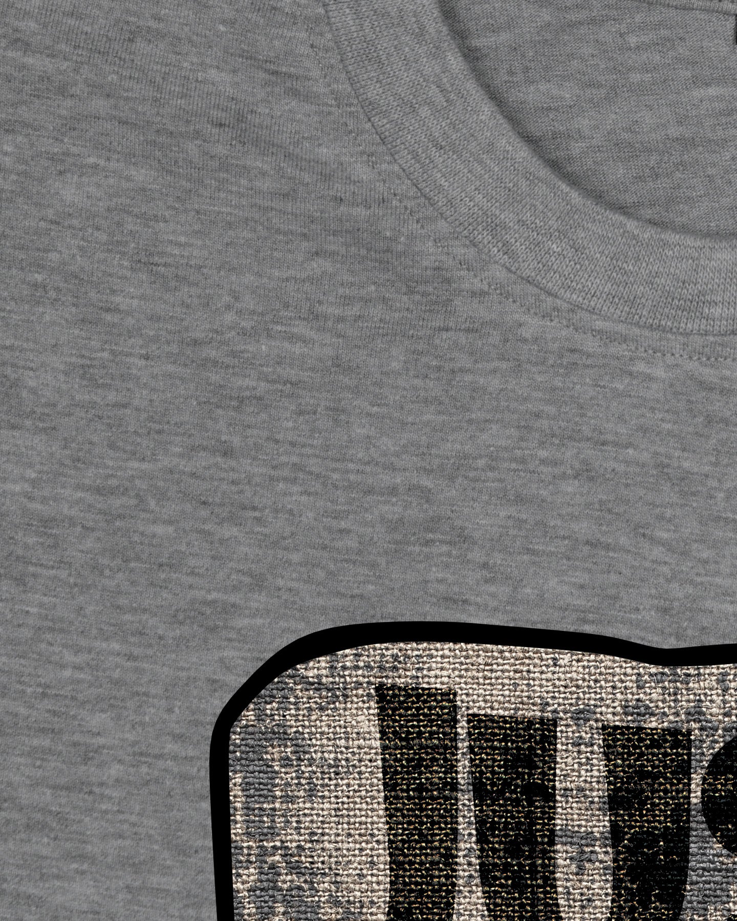 Just Kidding  Melange Grey Classic Fit T-shirt