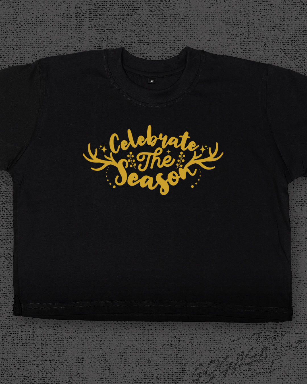 Celebrate Black Crop Top