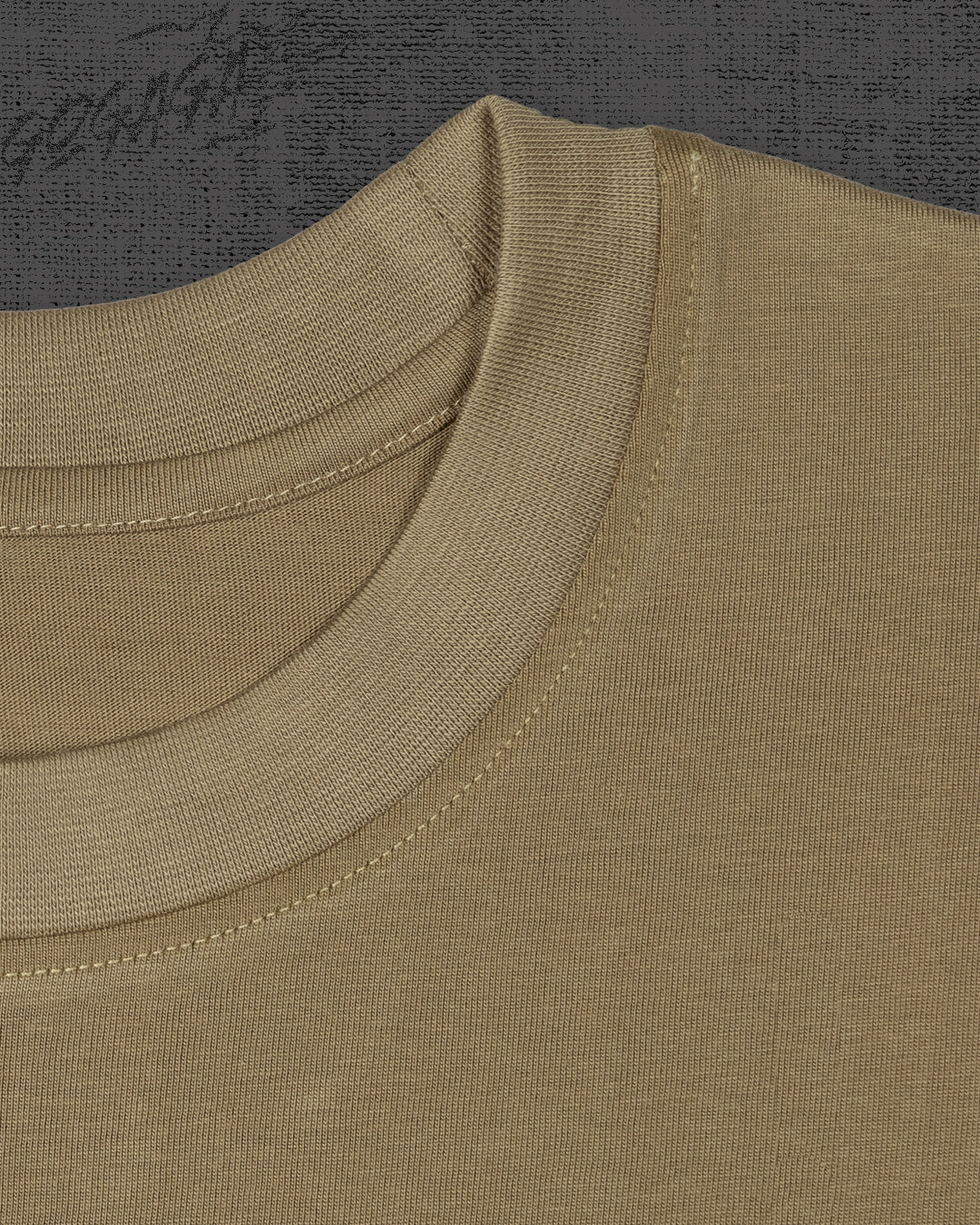 Persistence is key Dark Beige Crop Top