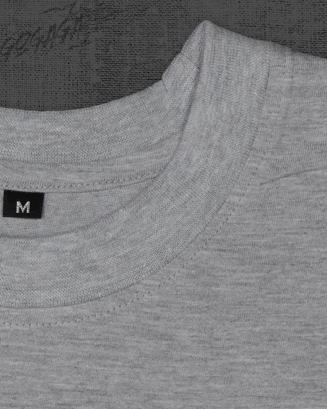 Good Days Melange Grey Crop Top