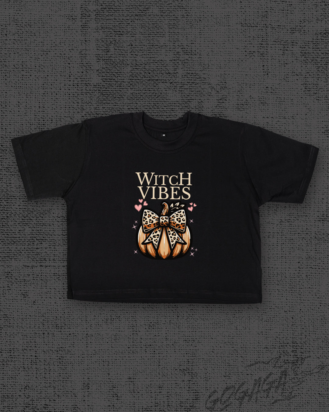 Witch Vibes Black Crop Top