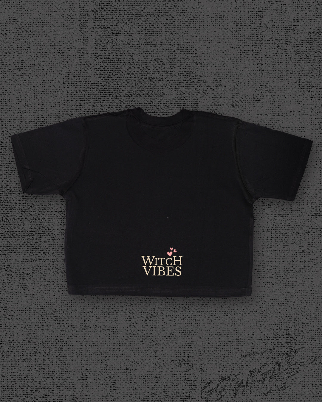 Witch Vibes Black Crop Top