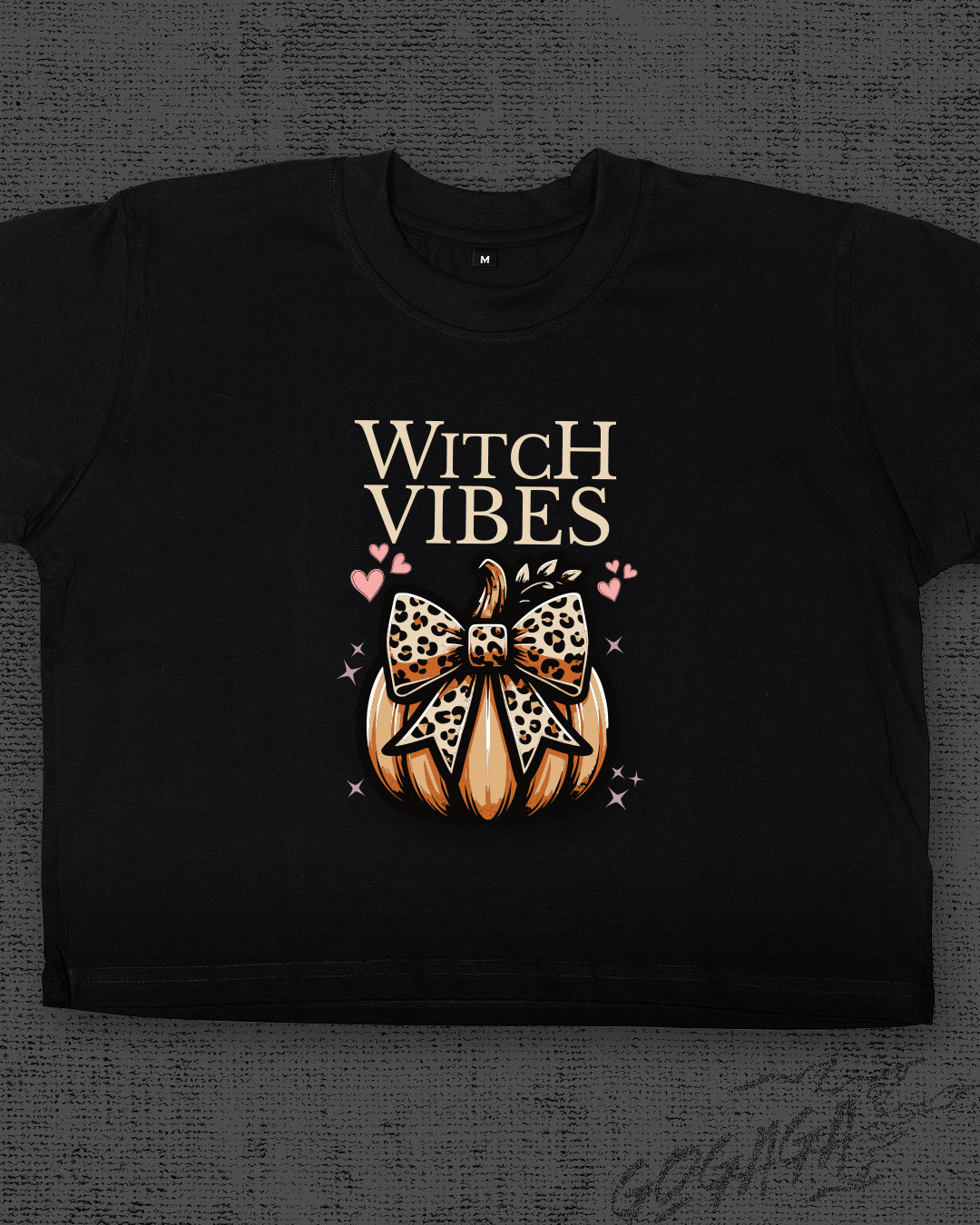 Witch Vibes Black Crop Top
