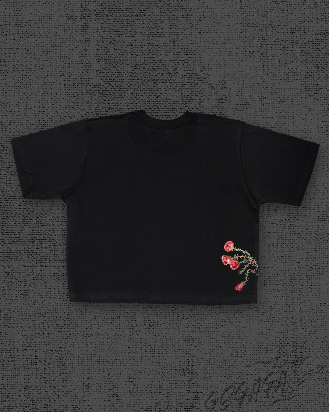 Embrace Black Crop Top