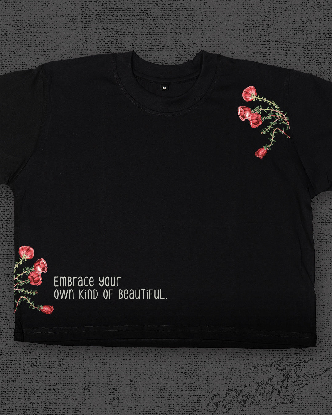 Embrace Black Crop Top