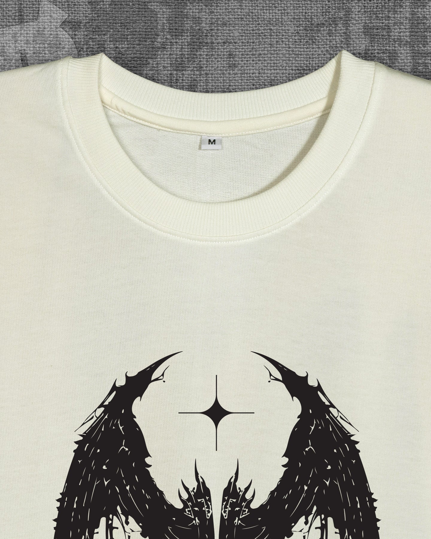 Worst Nightmare Off white Heavyweight Oversized T-shirt