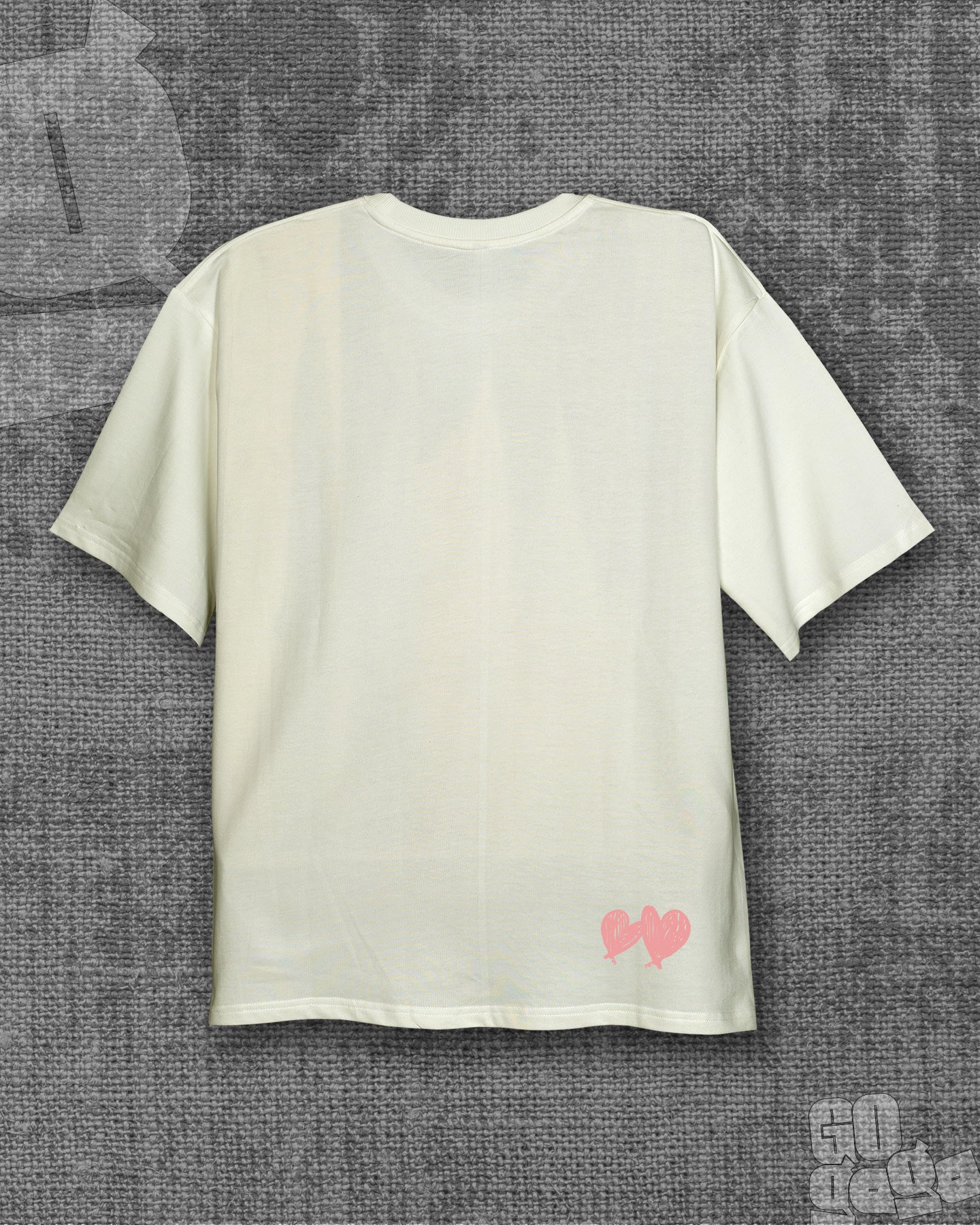 The best part of me is you Off white Heavyweight Oversized T-shirt