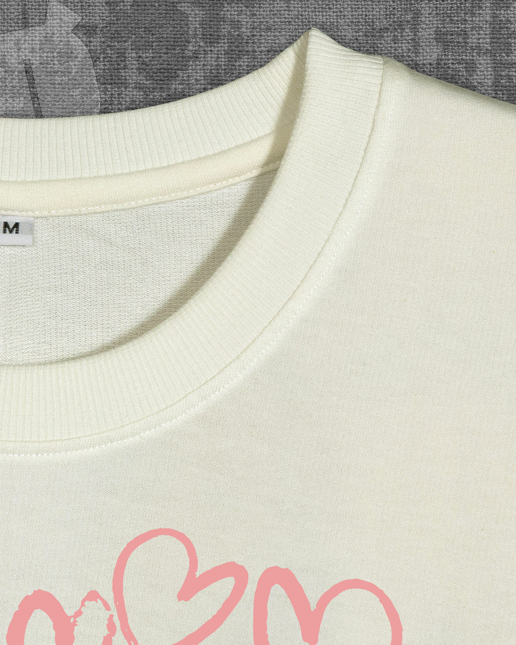 The best part of me is you Off white Heavyweight Oversized T-shirt