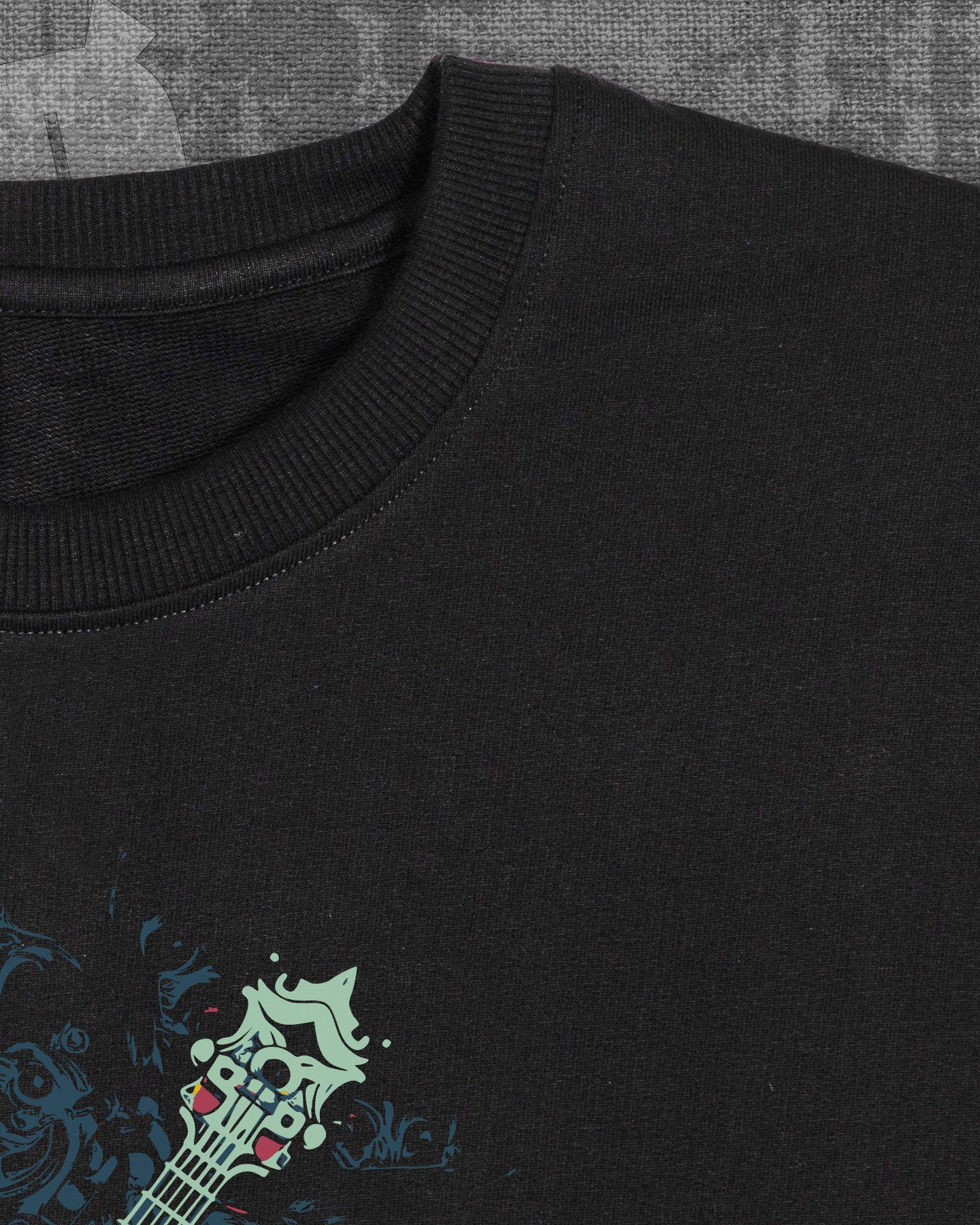 Gogaga Black Heavyweight Oversized T-shirt