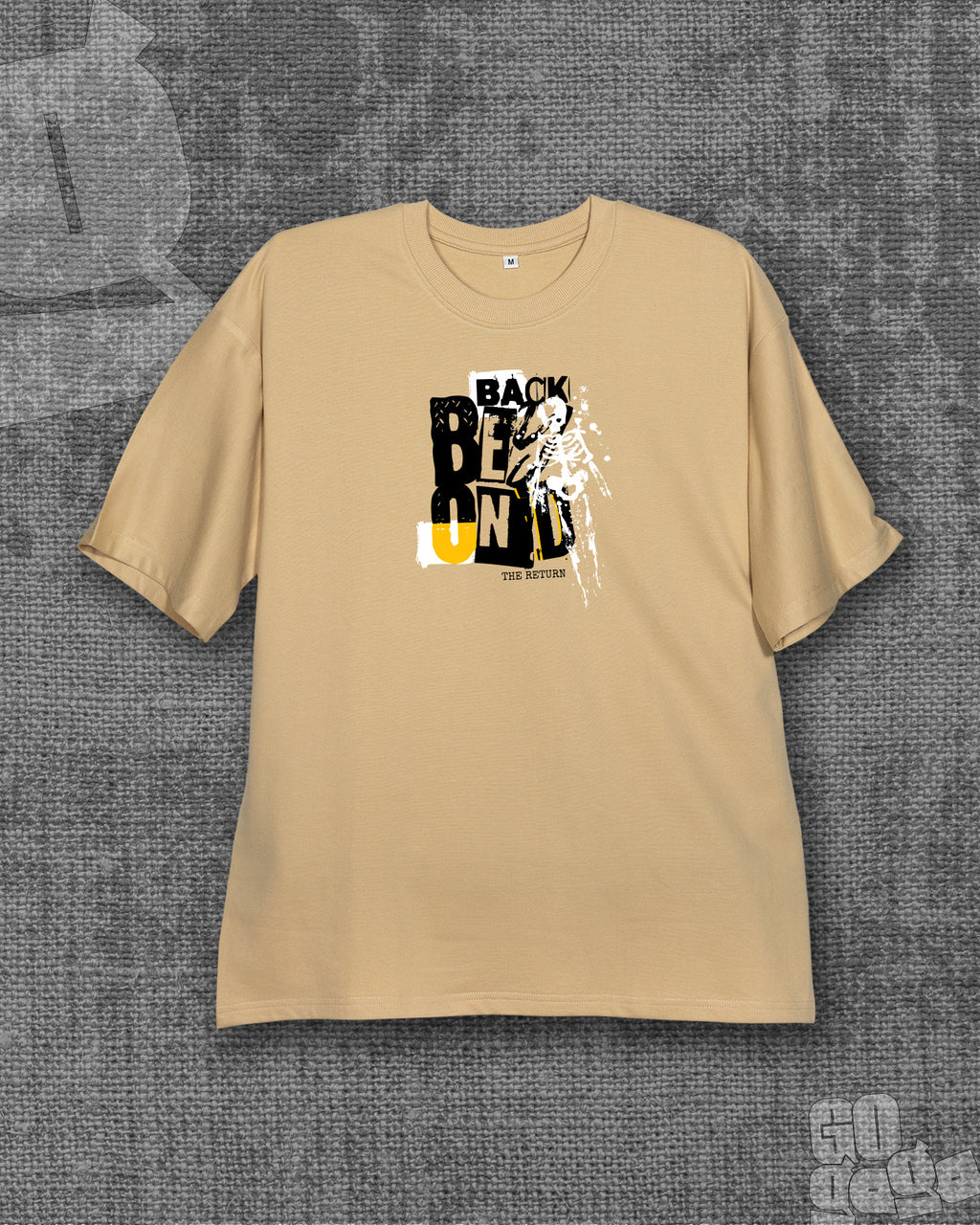 Beyond Light Beige Heavyweight Oversized T-shirt