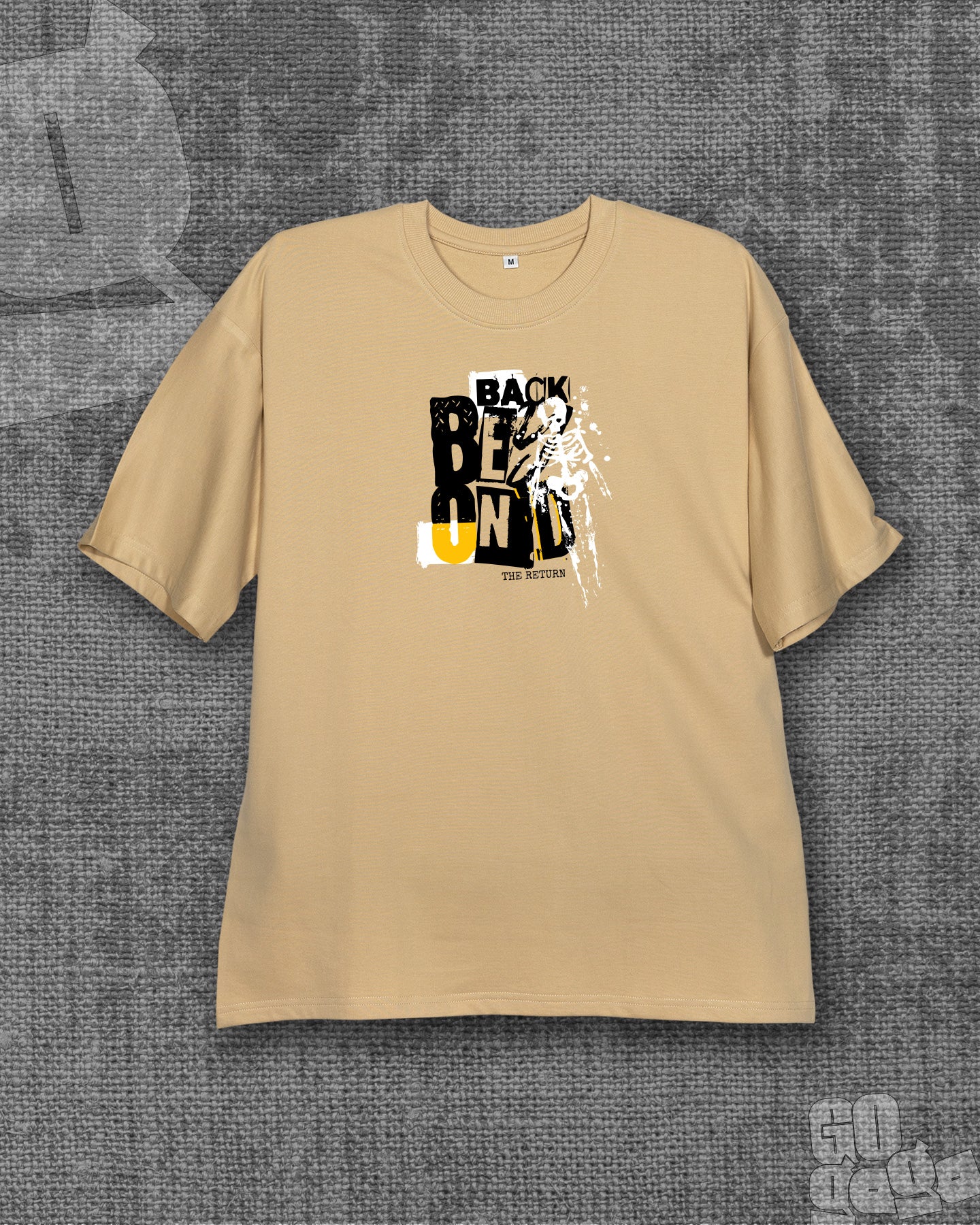 Beyond Light Beige Heavyweight Oversized T-shirt