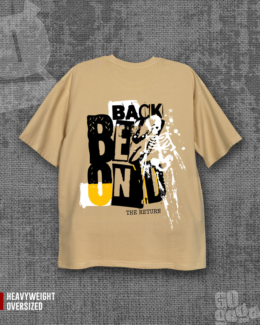 Beyond Light Beige Heavyweight Oversized T-shirt