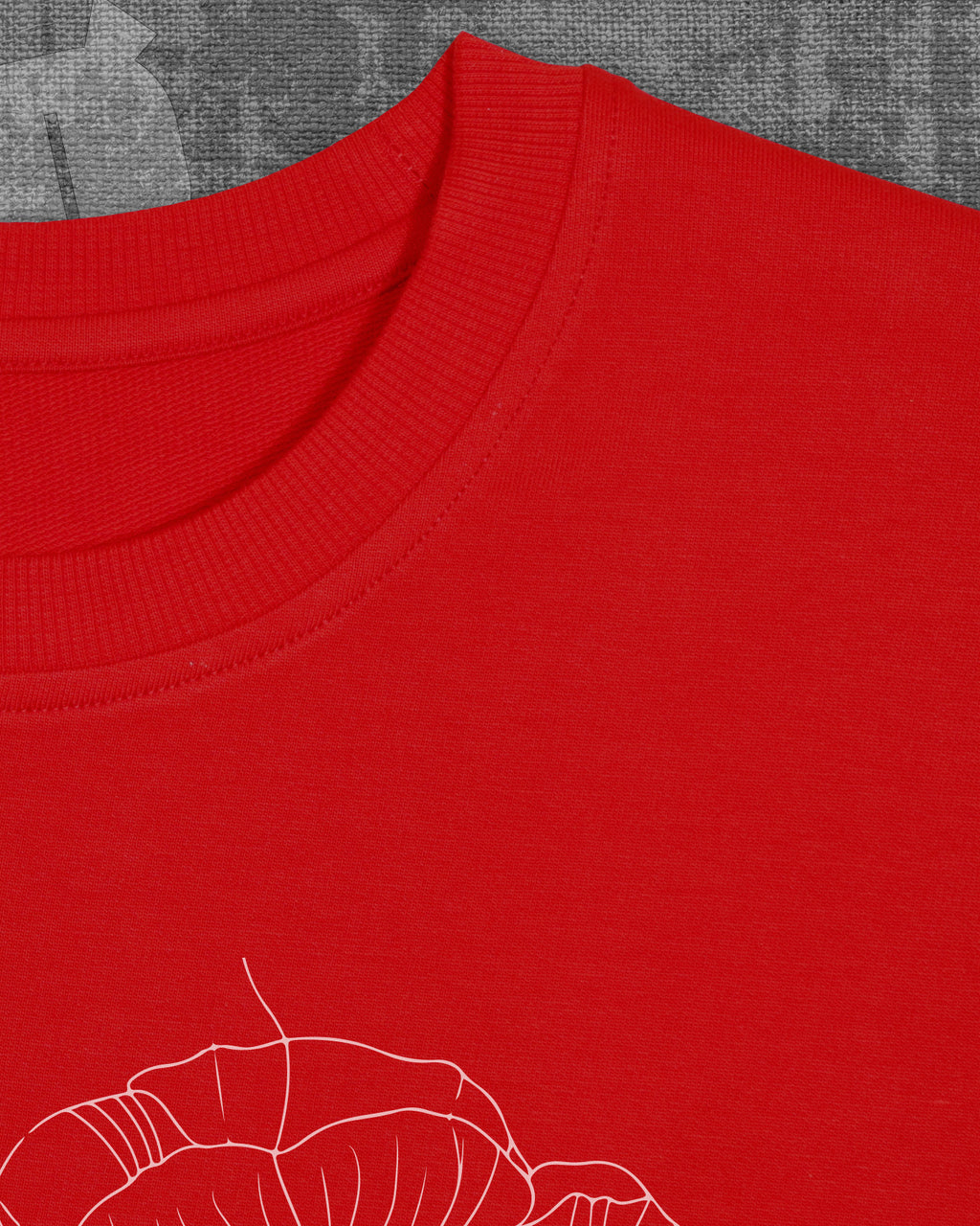 You are loved forever! Red Heavyweight Oversized T-shirt