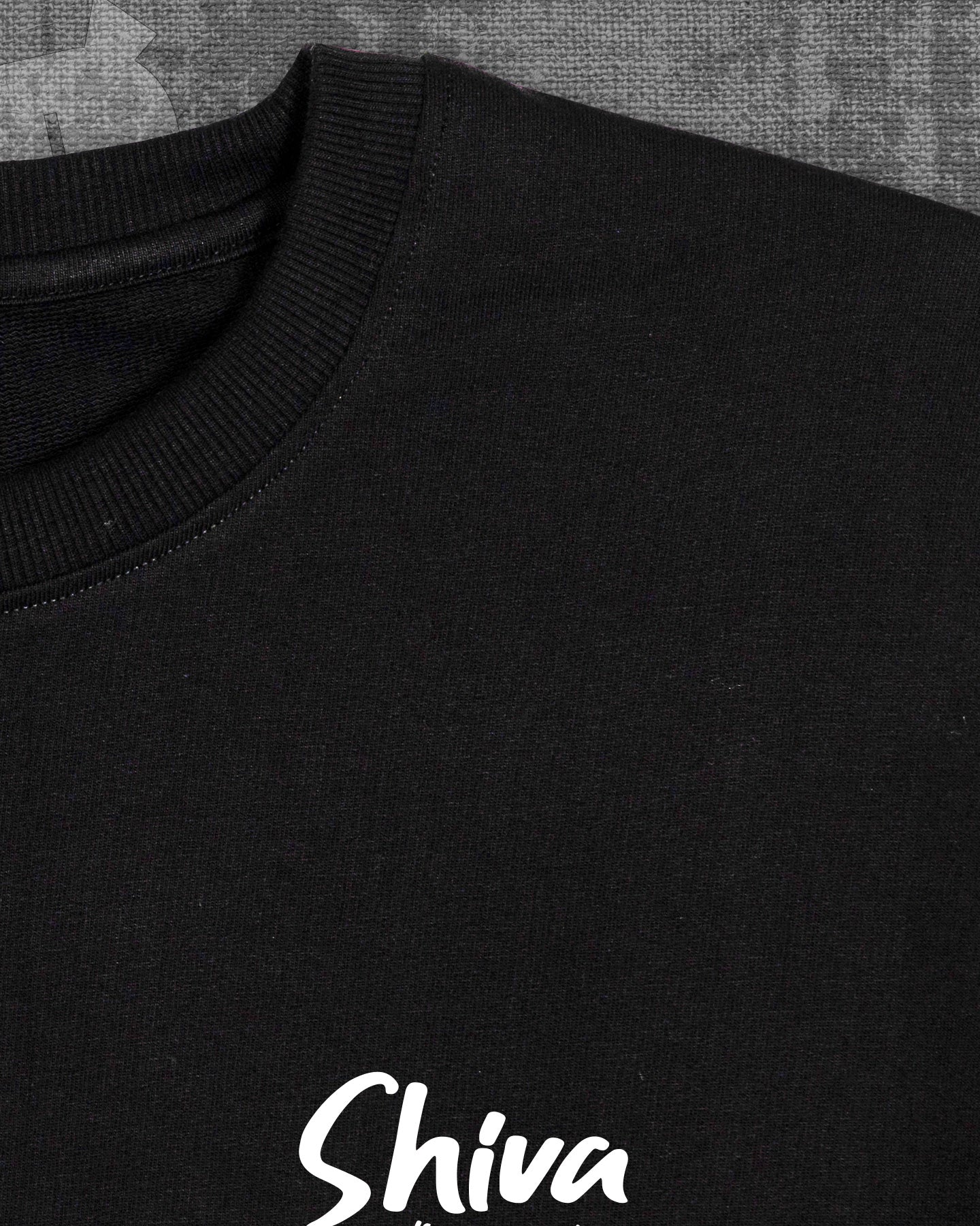 Shiva is my power Black Heavyweight Oversized T-shirt