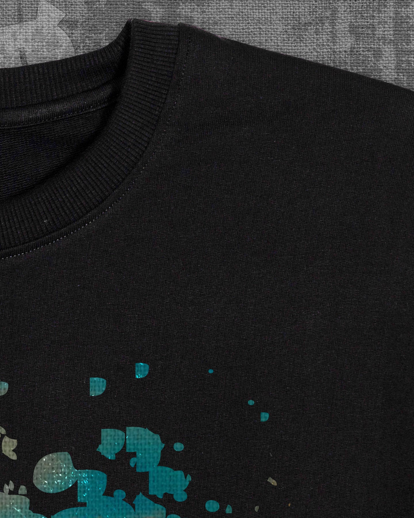 Fearless in battle Black Heavyweight Oversized T-shirt