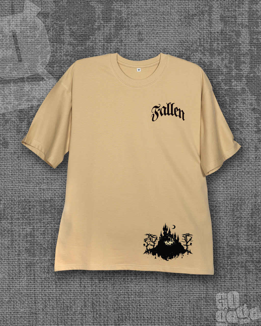 Fallen Light Beige Heavyweight Oversized T-shirt