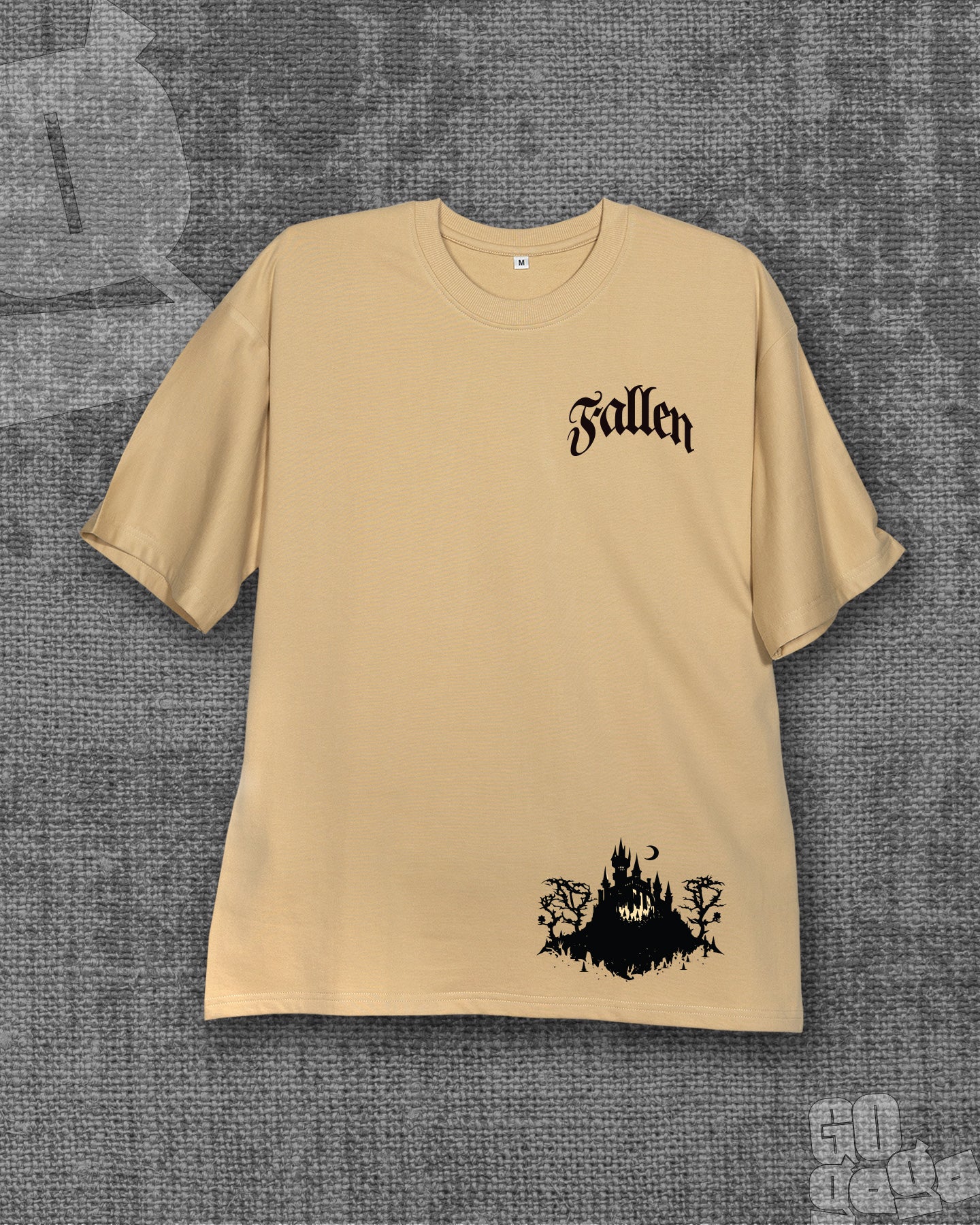 Fallen Light Beige Heavyweight Oversized T-shirt