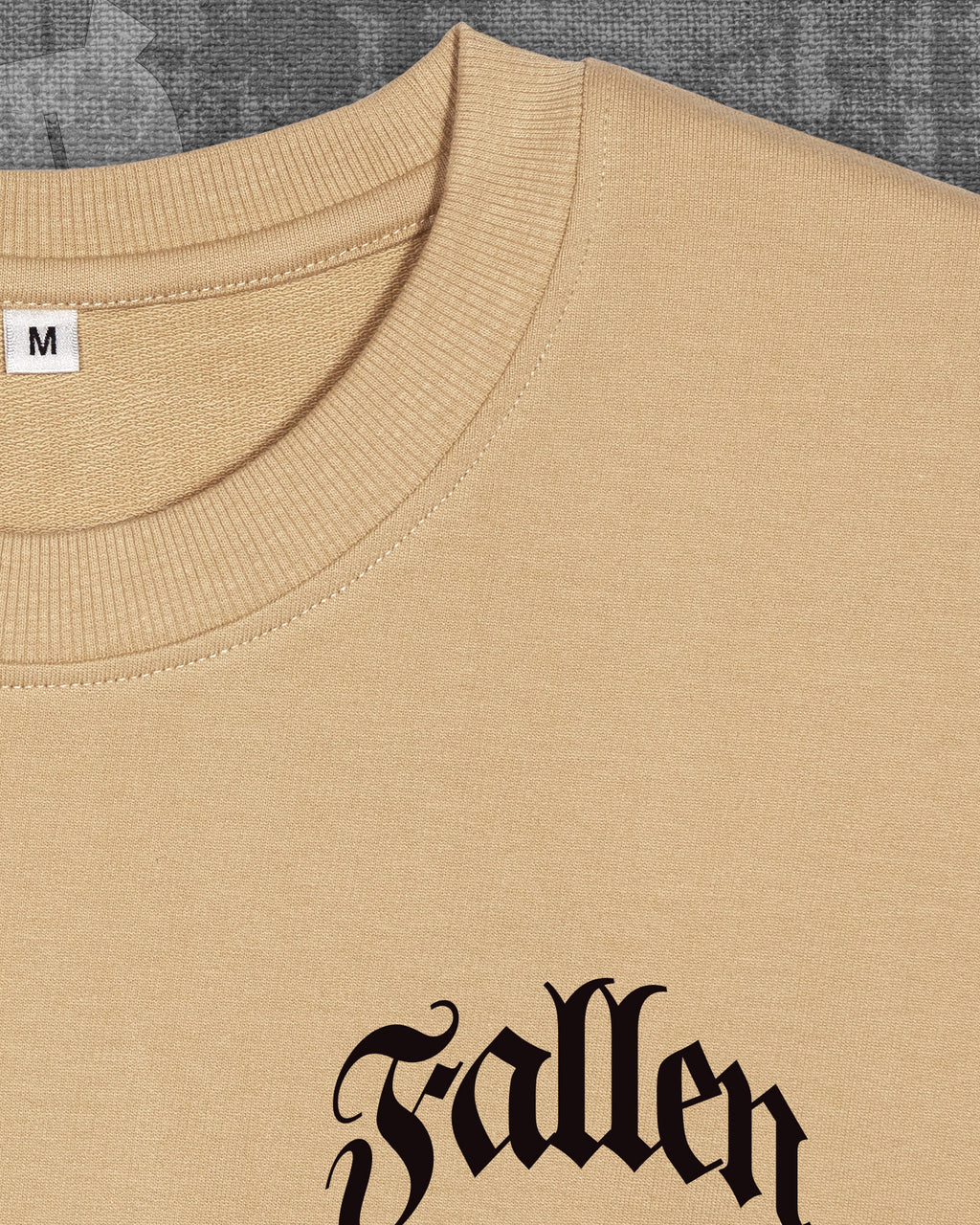 Fallen Light Beige Heavyweight Oversized T-shirt