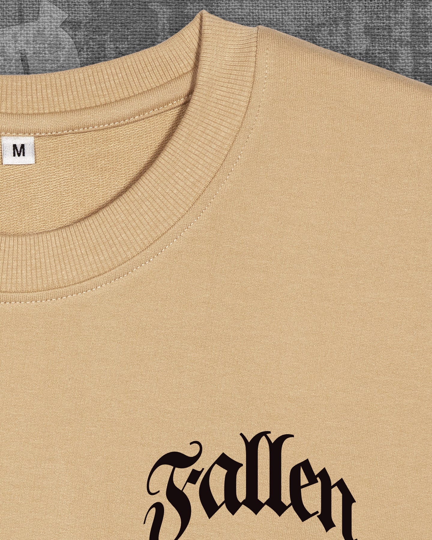 Fallen Light Beige Heavyweight Oversized T-shirt