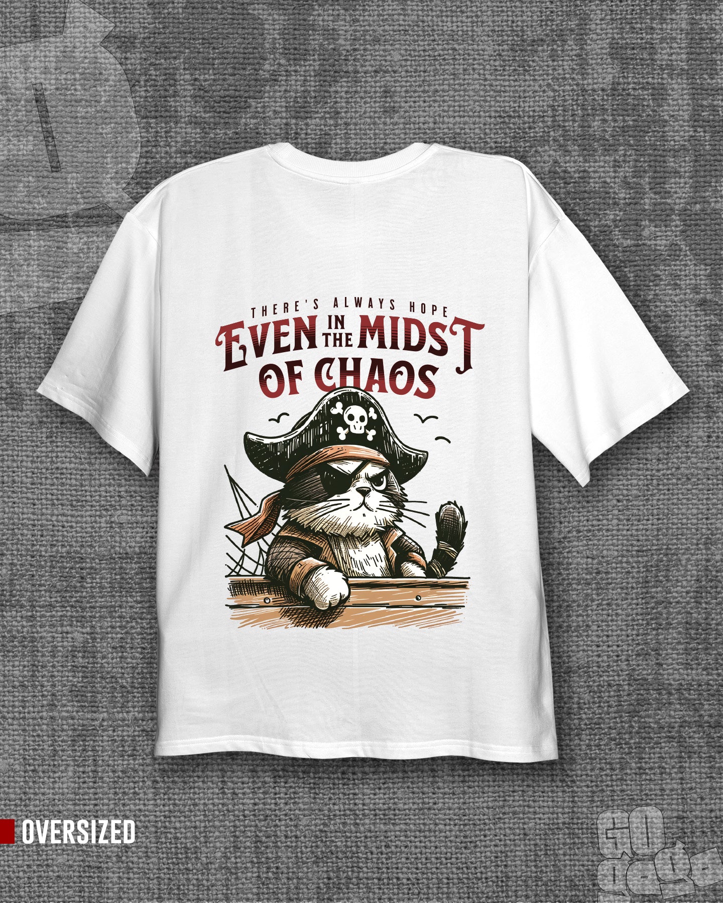 HOPE White Oversized T-shirt