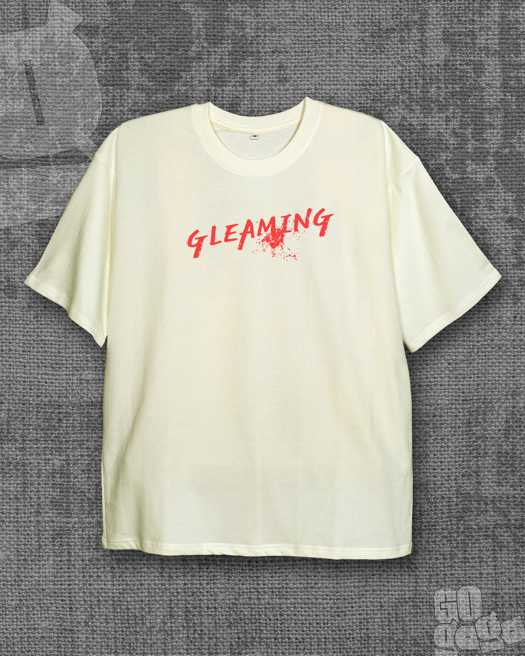 Gleaming  Off-white Oversized T-shirt
