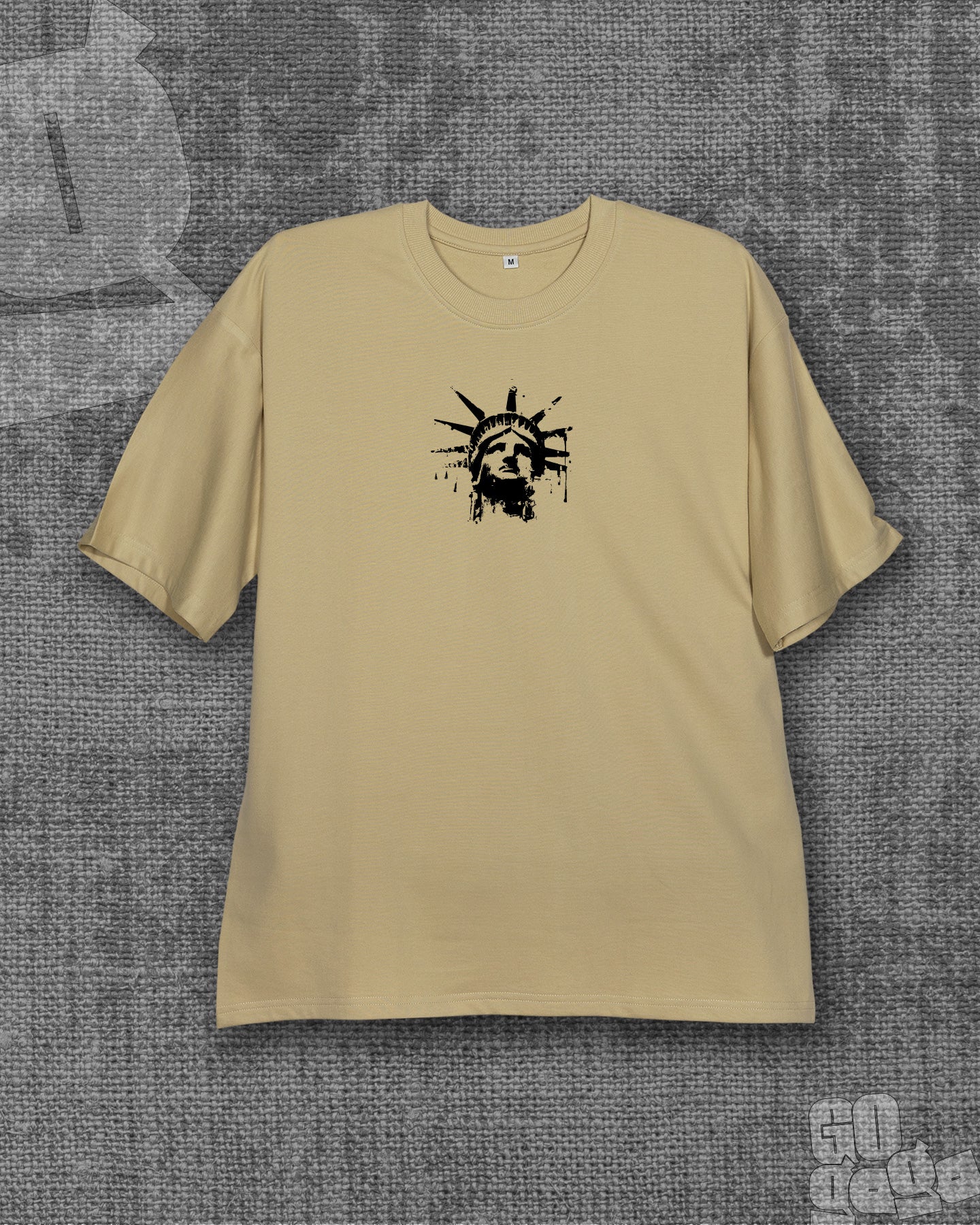 Liberty Beige Oversized T-shirt