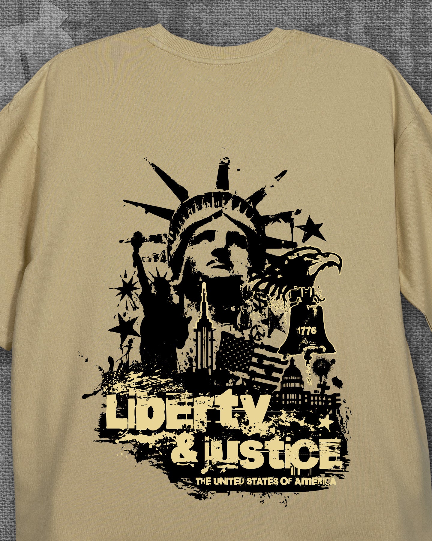 Liberty Beige Oversized T-shirt