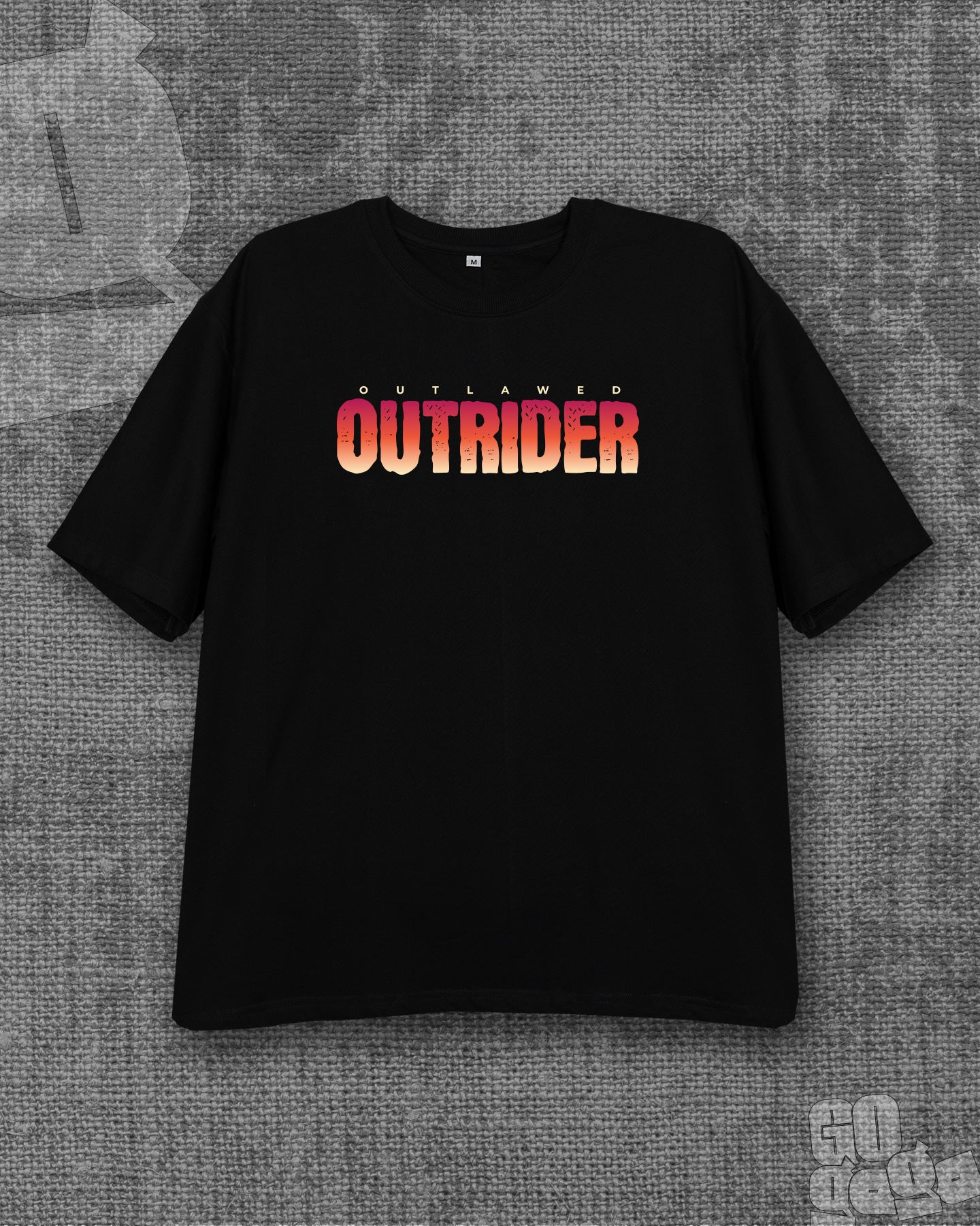 Outrider Black Oversized T-shirt