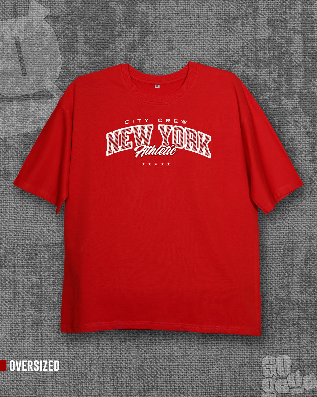 New York Red Oversized T-shirt